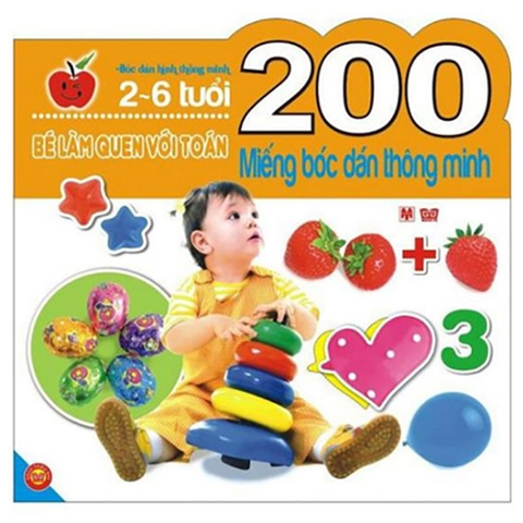 200 Miếng Bóc Dán - Bé Làm Quen Với Toán