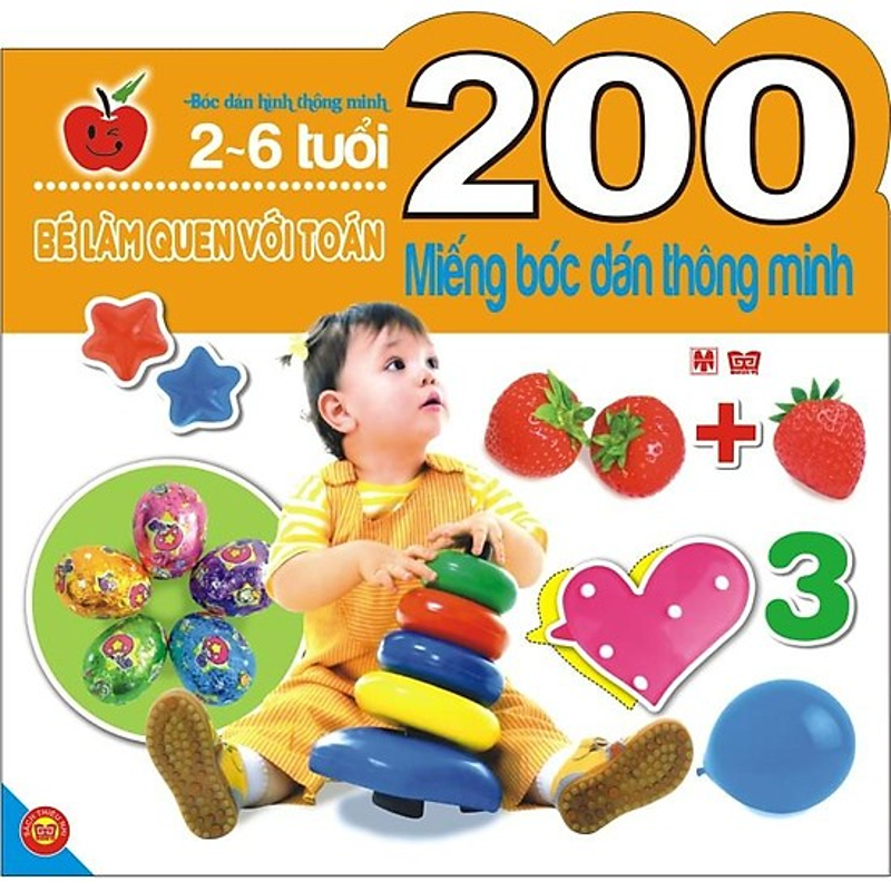 200 Miếng Bóc Dán - Bé Làm Quen Với Toán