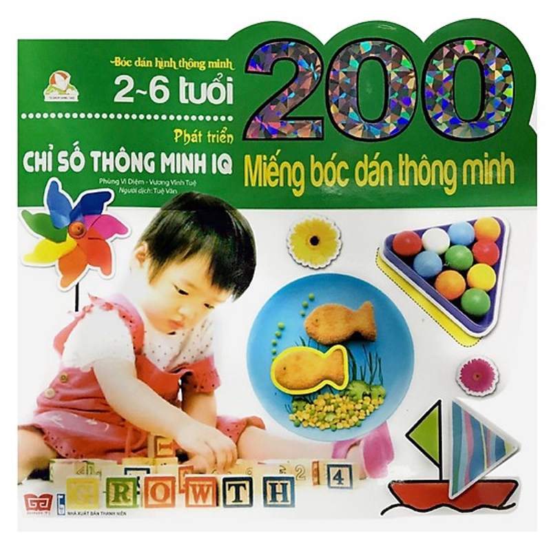 200 Miếng Bóc Dán-Phát Triển Chỉ Số Thông Minh Iq