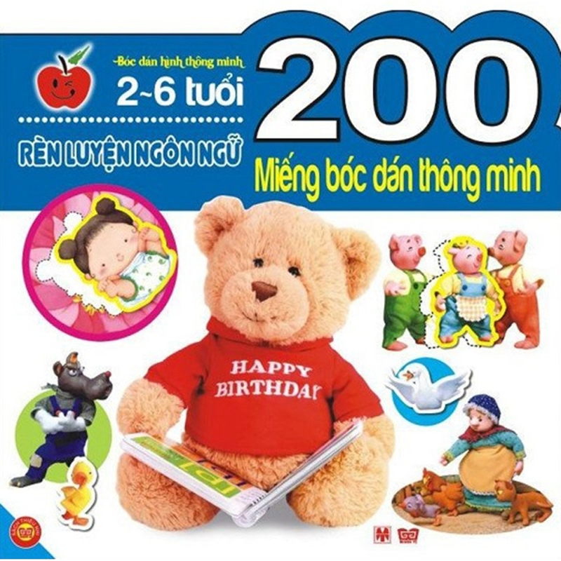 200 Miếng Bóc Dán - Rèn Luyện Ngôn Ngữ
