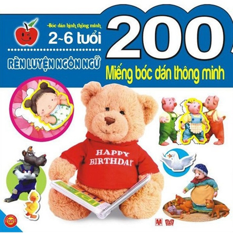 200 Miếng Bóc Dán - Rèn Luyện Ngôn Ngữ