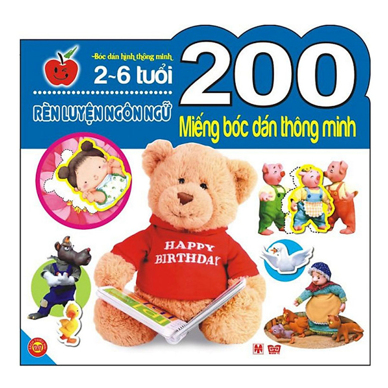 200 Miếng Bóc Dán - Rèn Luyện Ngôn Ngữ