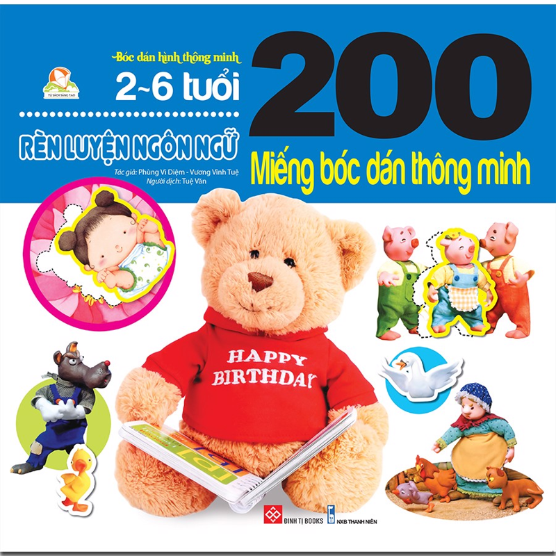 200 Miếng Bóc Dán - Rèn Luyện Ngôn Ngữ