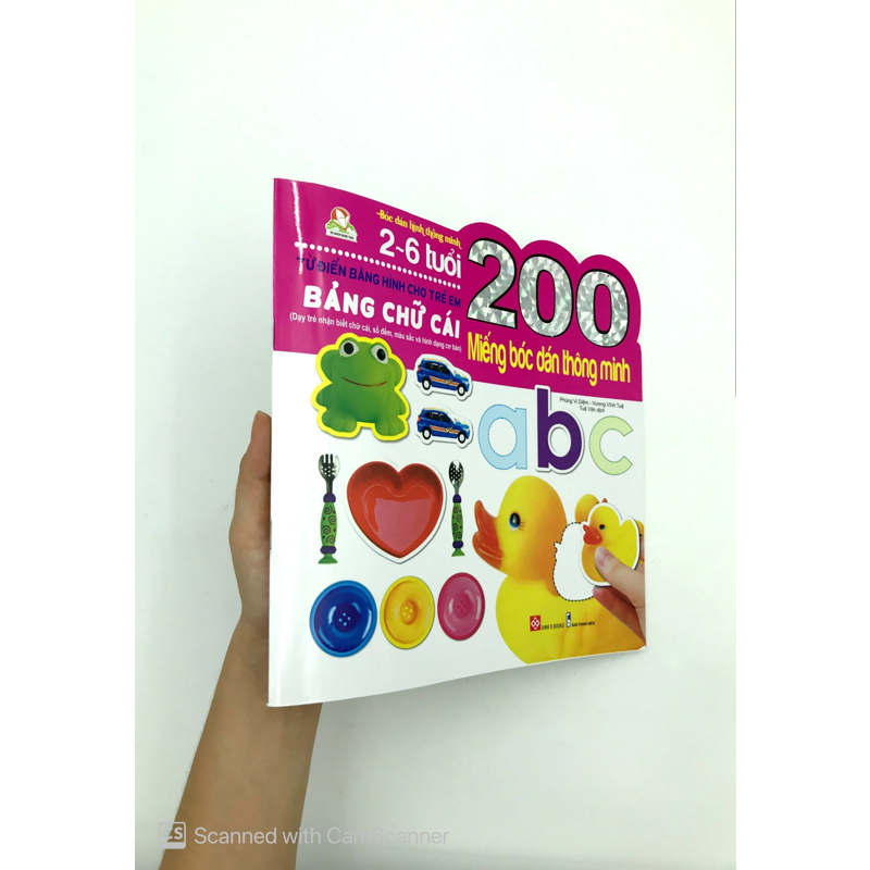 200 Miếng Bóc Dán Thông Minh - Bảng Chữ Cái
