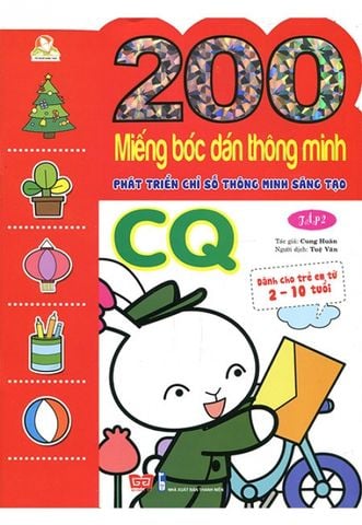 200 Miếng Bóc Dán Thông Minh Phát Triển Chỉ Số Thông Minh Sáng Tạo CQ - Tập 2