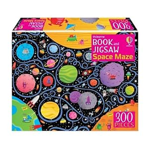 200 Pcs Book & Jigsaw: Space Maze