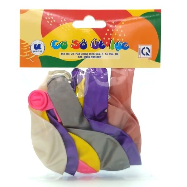 Bong Bóng Siêu Nhũ Đủ Màu 8 Cái