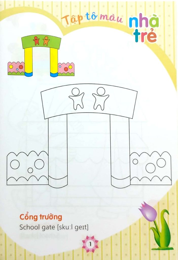 TRƯỜNG MẦM NON-TẬP TÔ MÀU NHÀ TRẺ