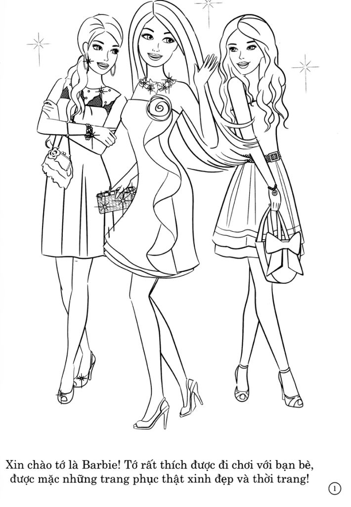 BARBIE TÔ MÀU KHÓ LỚN-PHONG CÁCH THỜI THƯỢNG