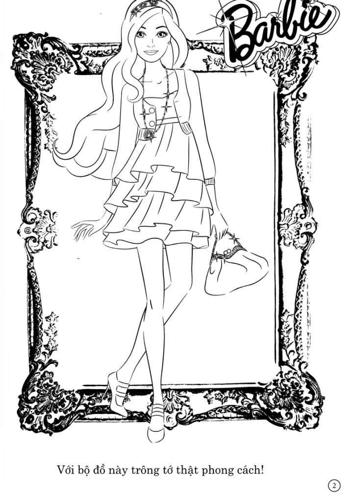 BARBIE TÔ MÀU KHÓ LỚN-PHONG CÁCH THỜI THƯỢNG