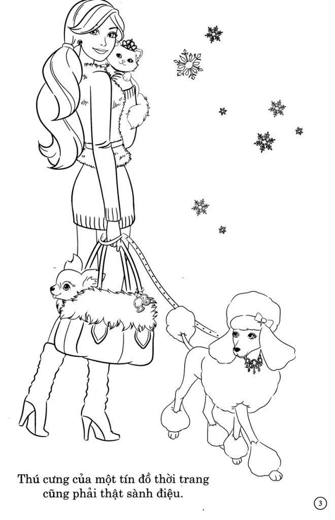 BARBIE TÔ MÀU KHÓ LỚN-PHONG CÁCH THỜI THƯỢNG