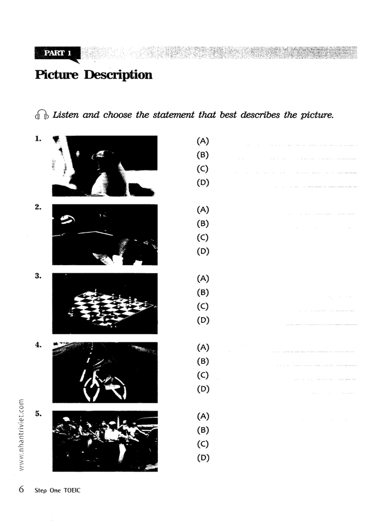 STEP ONE TOEIC - BEGINNER LEVEL