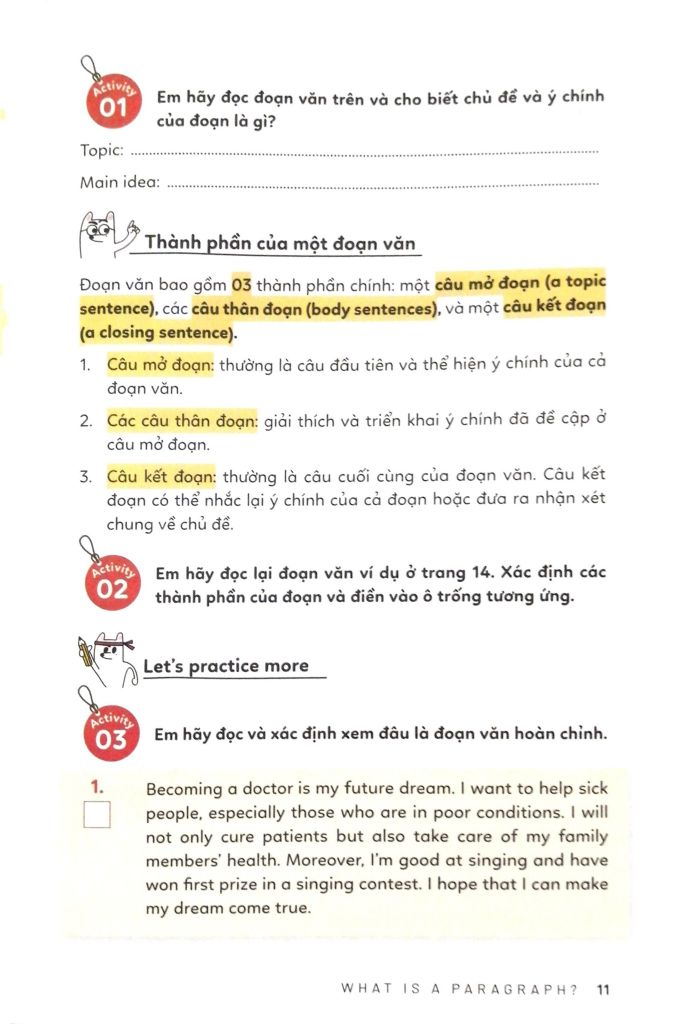 LETS WRITE 1-VIẾT ĐOẠN KHÔNG KHÓ