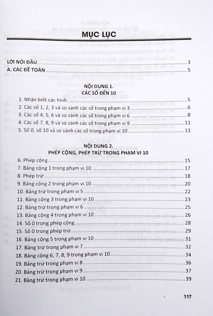 Toán Bồi Dưỡng Học Sinh Năng Khiếu Lớp 1