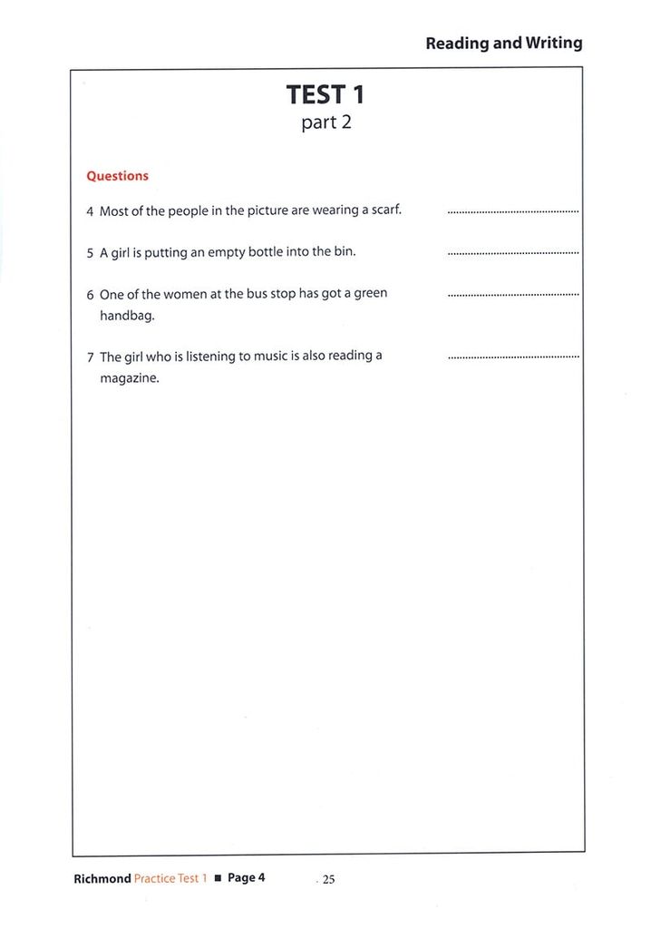 RICHMOND PRACTICE TESTS - FLYERS (KÈM CD)