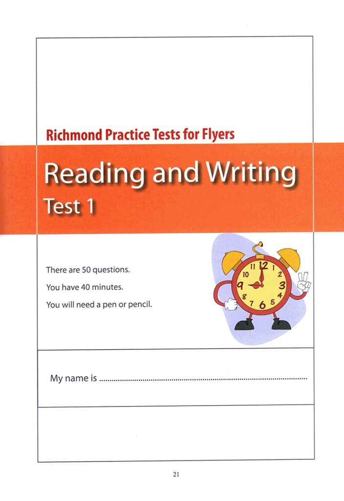 RICHMOND PRACTICE TESTS - FLYERS (KÈM CD)