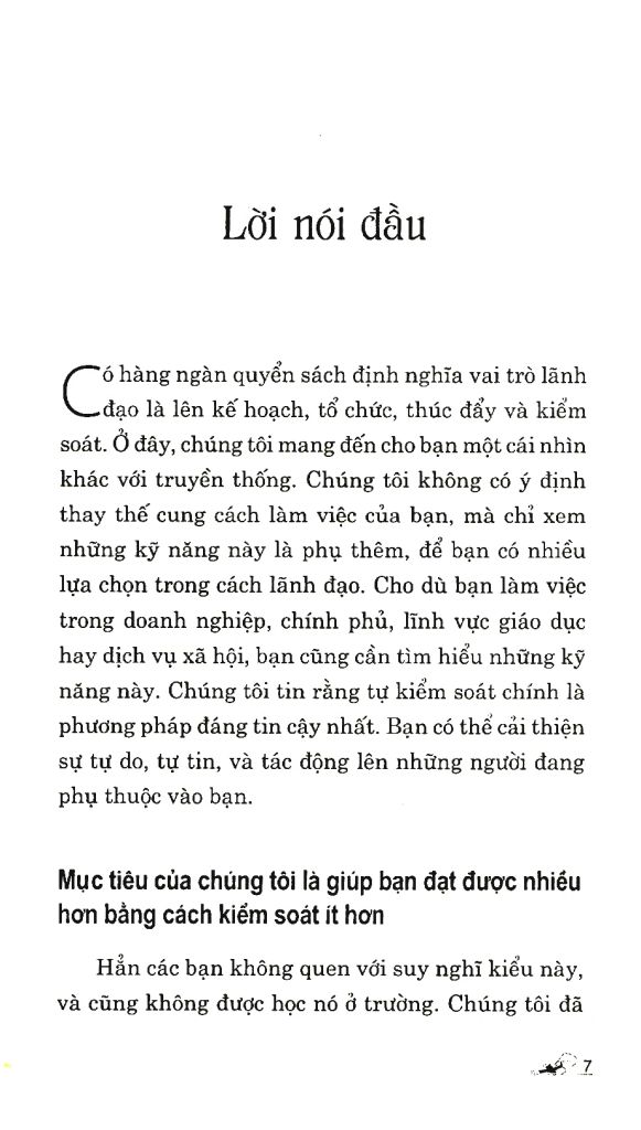 LÃNH ĐẠO KHÔNG KIỂM SOÁT