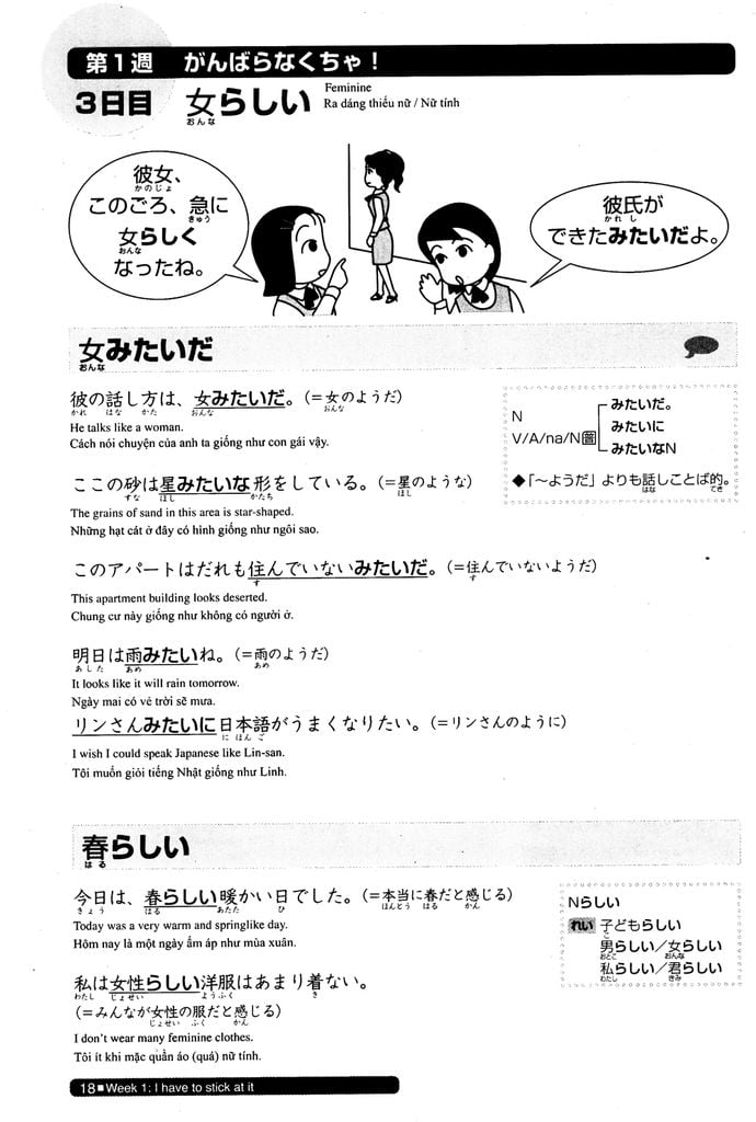 Luyện Thi Năng Lực Nhật Ngữ N3 - Ngữ Pháp