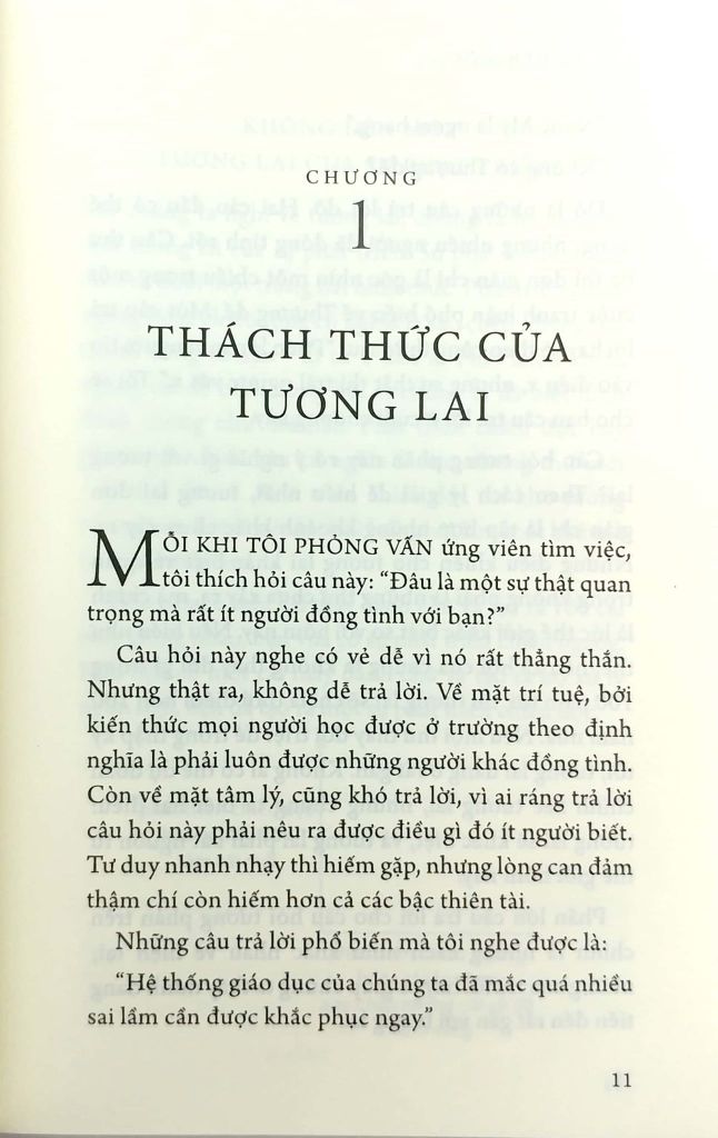 Không Đến Một - Bài Học Về Khởi Nghiệp Hay Cách Xây Dựng Tương Lai
