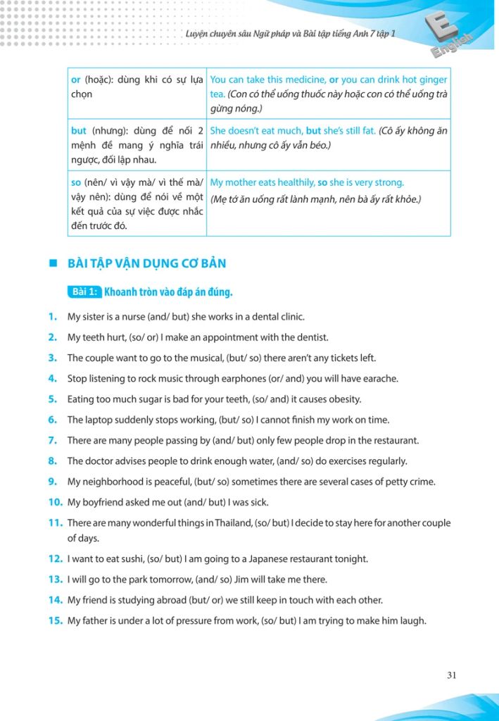 Luyện Chuyên Sâu Ngữ Pháp & Bài Tập Tiếng Anh Lớp 7 - Tập 1