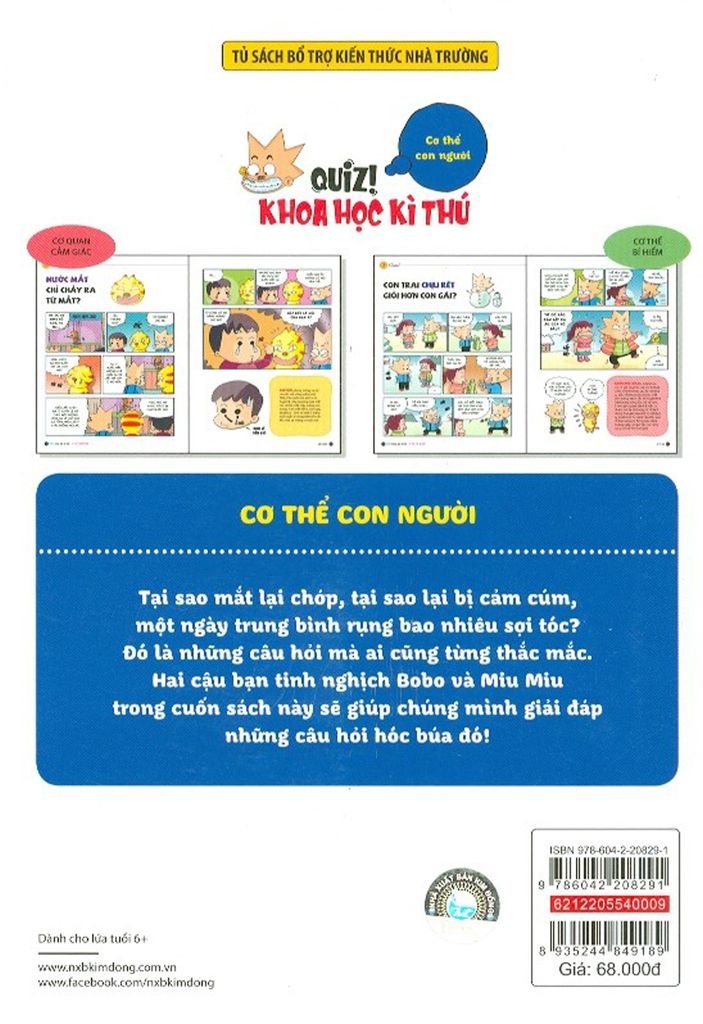 QUIZ KHOA HỌC KÌ THÚ-CƠ THỂ CON NGƯỜI