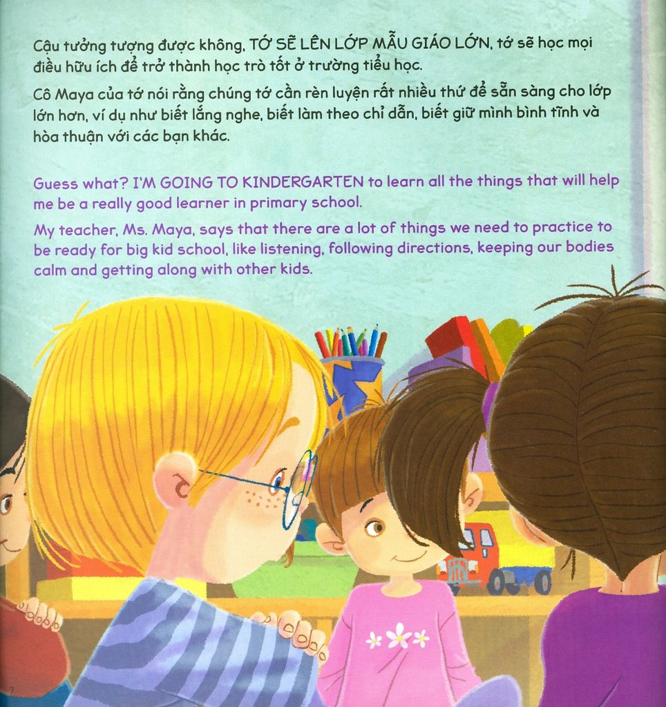 Sách Kỹ Năng Song Ngữ - Sẵn Sàng Để Đến Trường