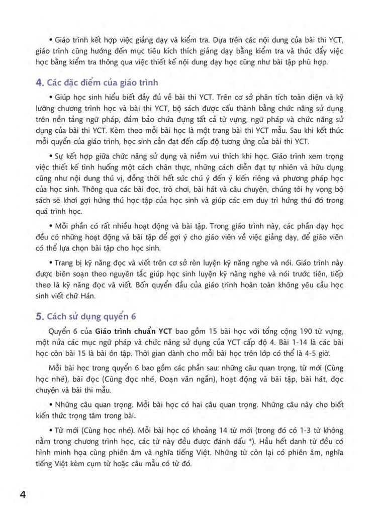 GIÁO TRÌNH CHUẨN YCT 6 (KÈM CD)