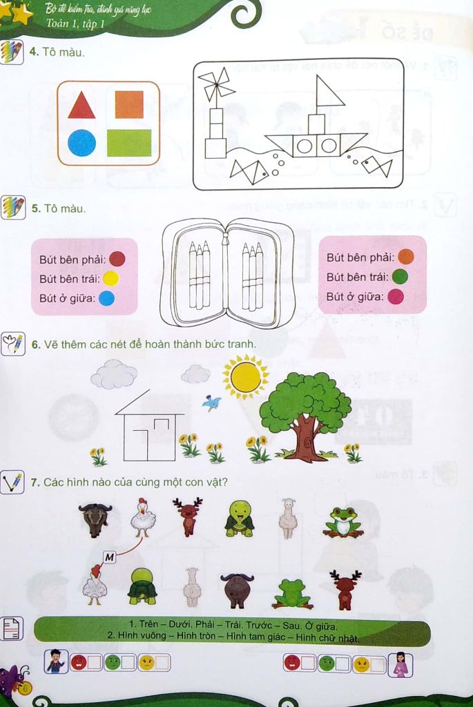 Bộ Đề Kiểm Tra, Đánh Giá Năng Lực Toán Lớp 1 - Tập 1