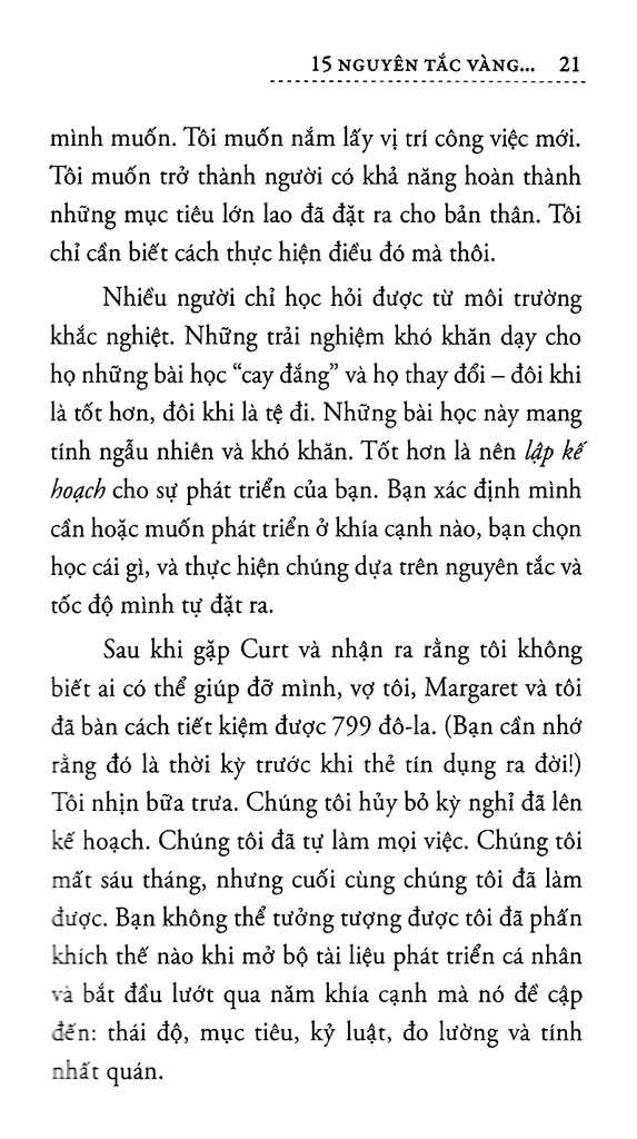 15 Nguyên Tắc Vàng Về Phát Triển Bản Thân