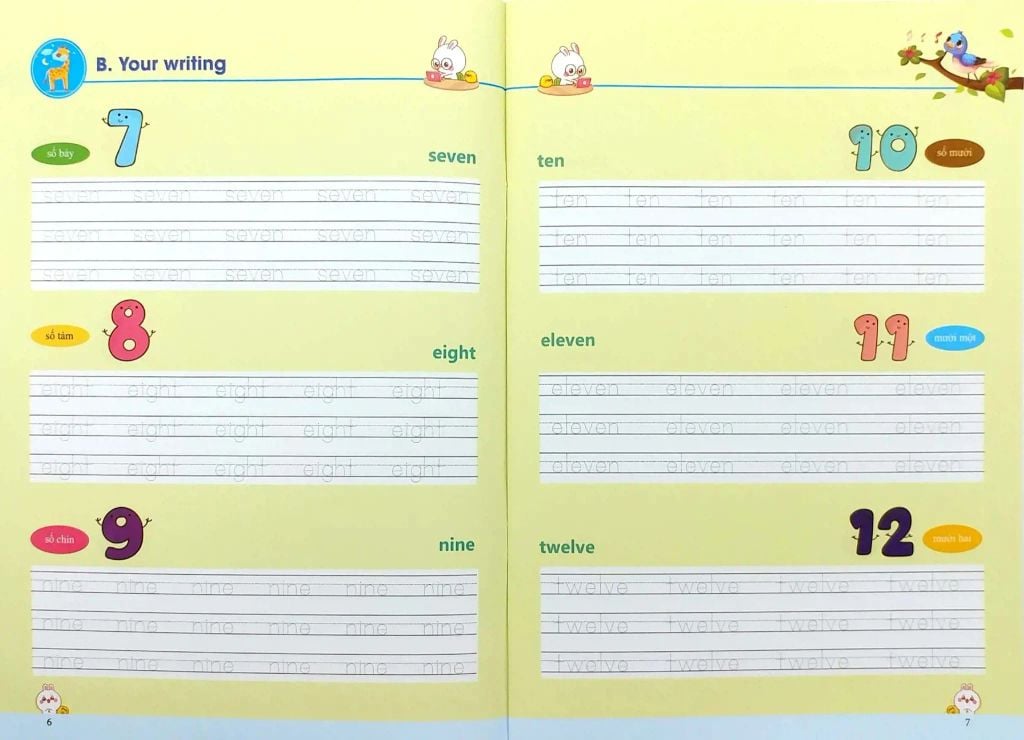 Writing English For Kids - Tập Viết Tiếng Anh Cho Trẻ - Nhận Biết