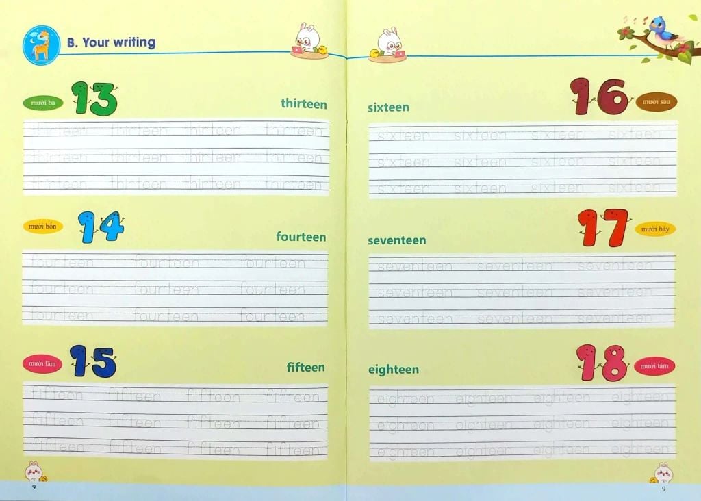 Writing English For Kids - Tập Viết Tiếng Anh Cho Trẻ - Nhận Biết