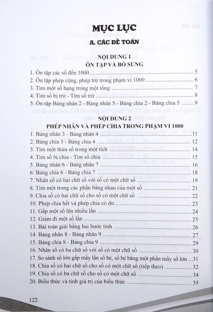 TUYEN CHON 400 BAI TAP TOAN 3 (CTM- DUNG CHUNG CHO 3 BO SACH)