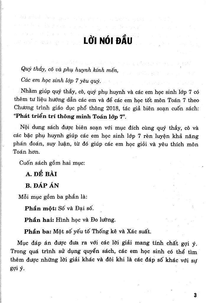 PT TRÍ THÔNG MINH TOÁN 7-CT MỚI