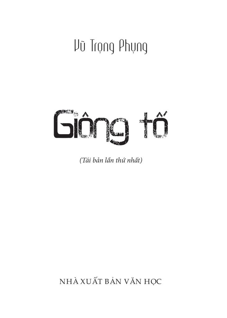 Giông Tố (Tái bản năm 2022)