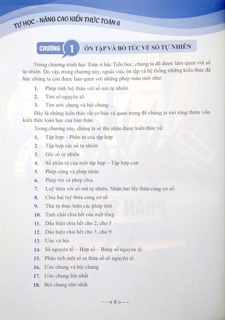 TỰ HỌC NÂNG CAO KIẾN THỨC TOÁN 6