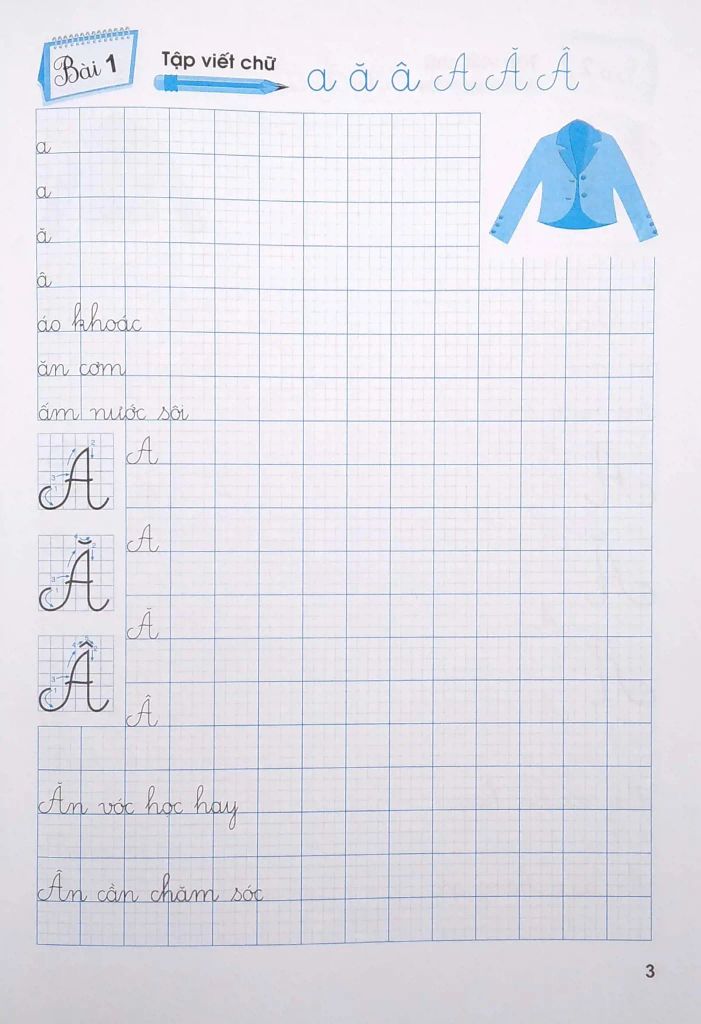 LUYỆN VIẾT CHỮ ĐẸP LỚP 2/1