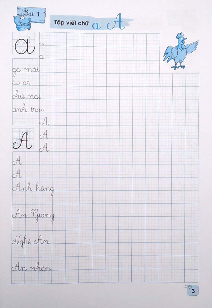 LUYỆN VIẾT CHỮ ĐẸP LỚP 3/1