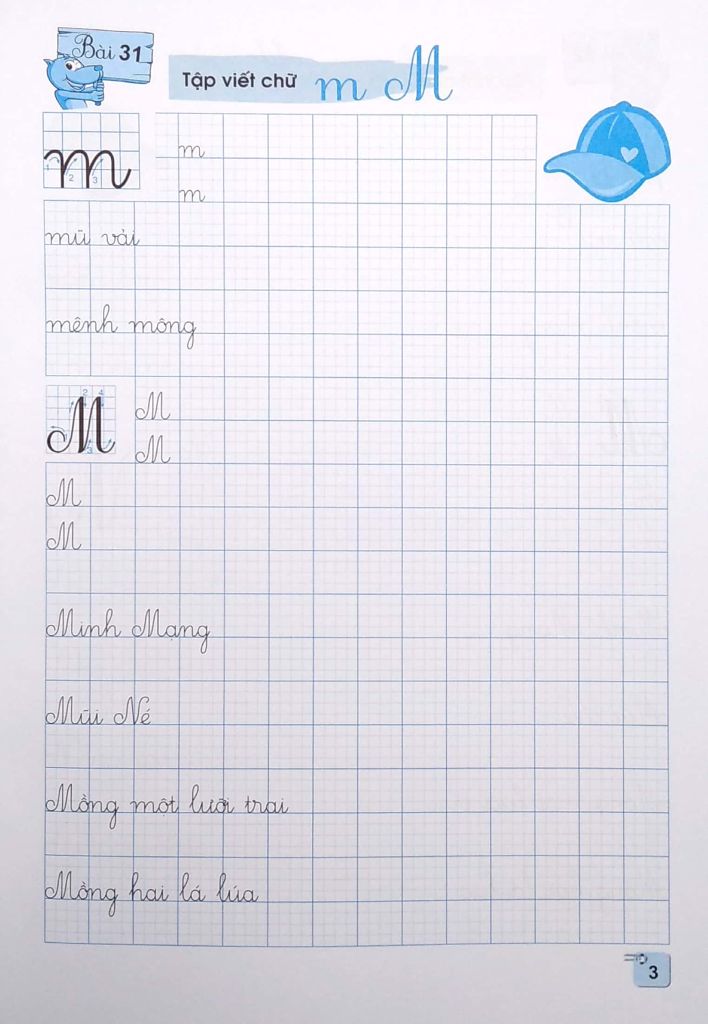 LUYỆN VIẾT CHỮ ĐẸP LỚP 3/2