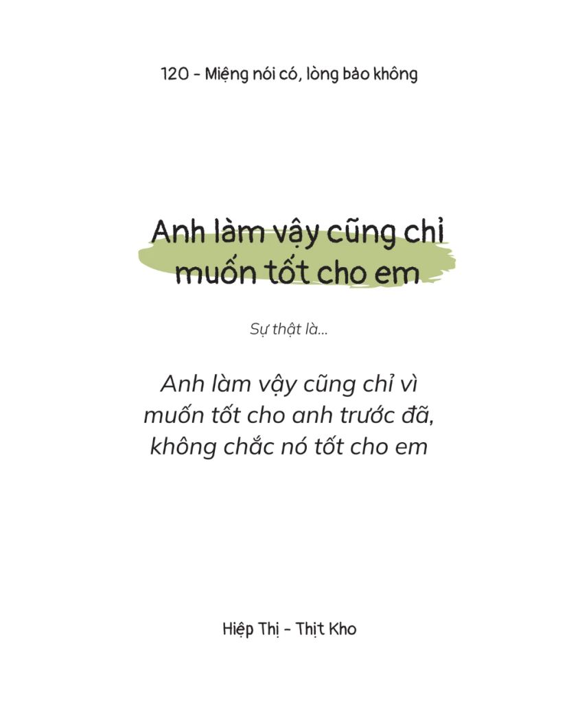 Miệng Nói Có Lòng Bảo Không