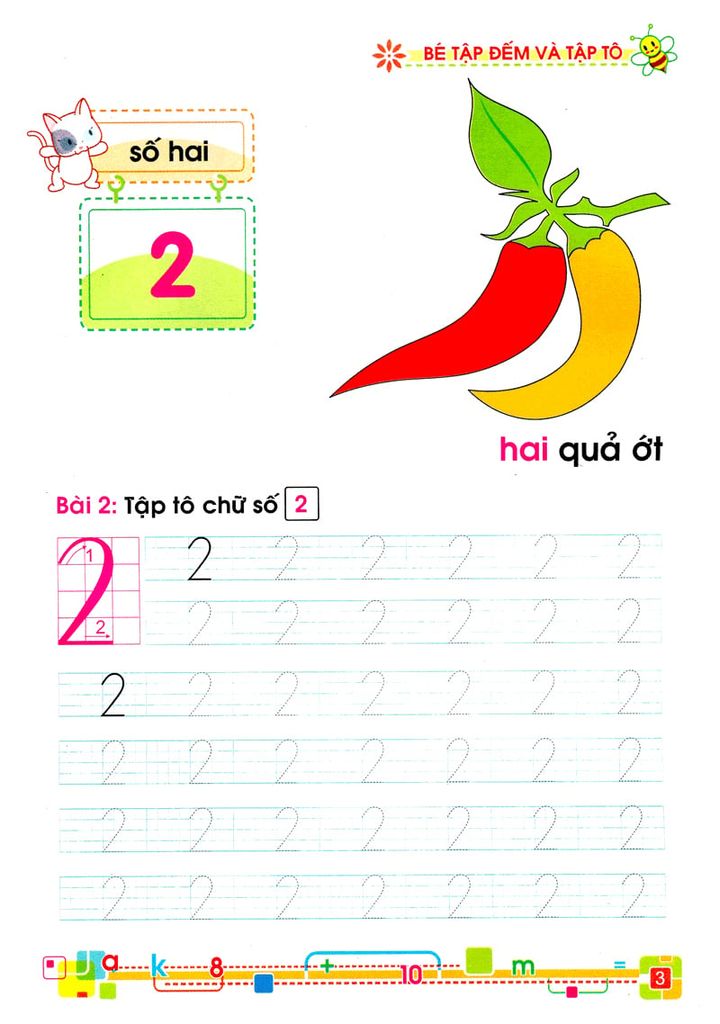 BÉ TẬP ĐẾM & TẬP TÔ DÀNH CHO TRẺ CHUẨN BỊ VÀO LỚP 1-TỦ SÁCH BÉ VÀO LỚP 1