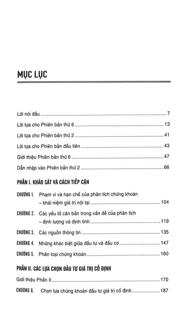 SECURITY ANALYSIS-PHÂN TÍCH CHỨNG KHOÁN