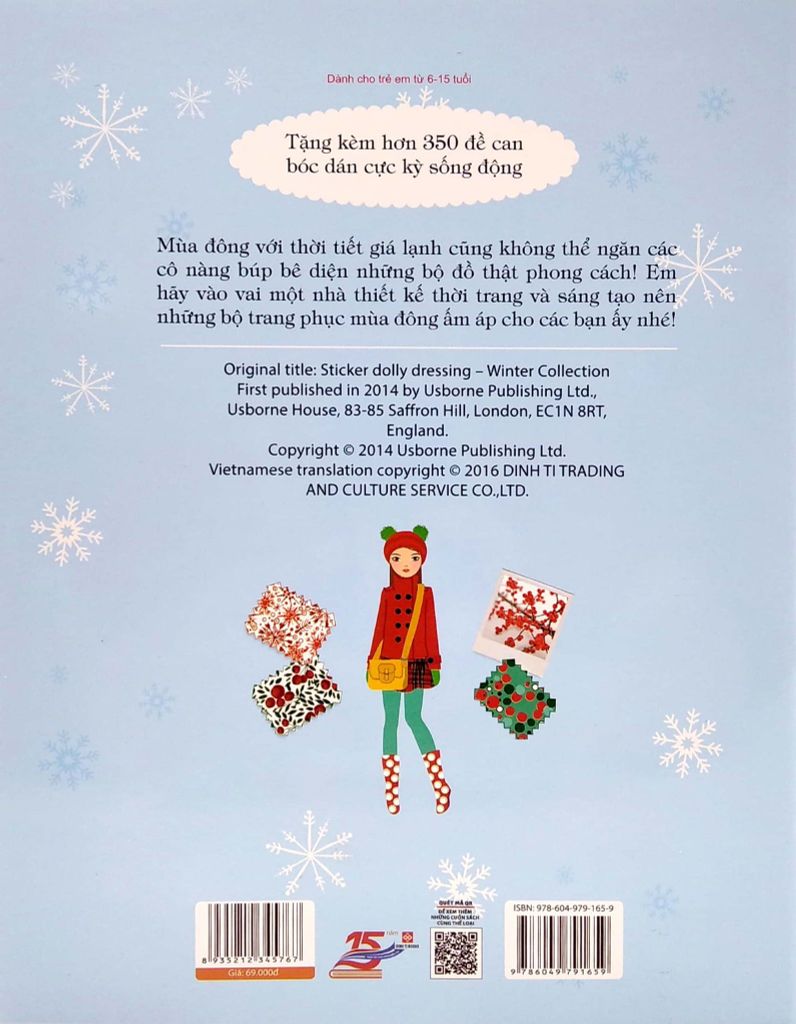 DÁN HÌNH SÁNG TẠO TRANG PHỤC BÚP BÊ-BỘ SƯU TẬP MÙA ĐÔNG