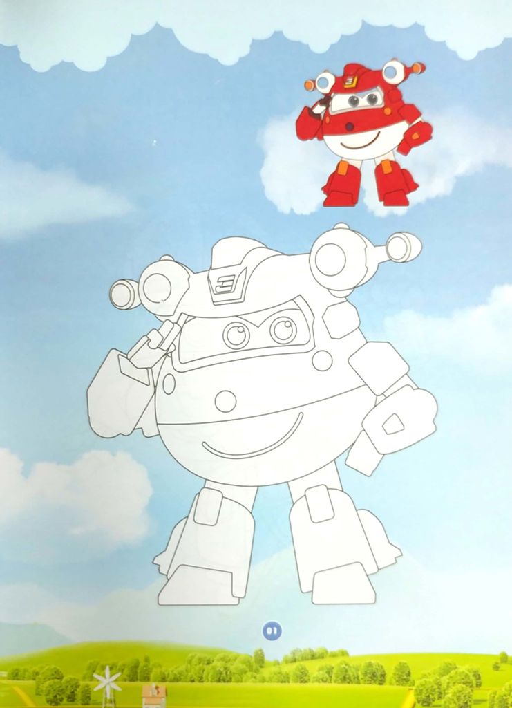 BÉ TÔ MÀU SUPER WINGS QUYỂN 1