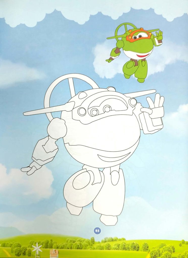 BÉ TÔ MÀU SUPER WINGS QUYỂN 1