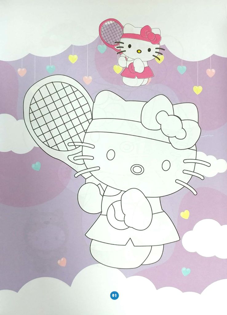 BÉ TÔ MÀU HELLO KITTY QUYỂN 1