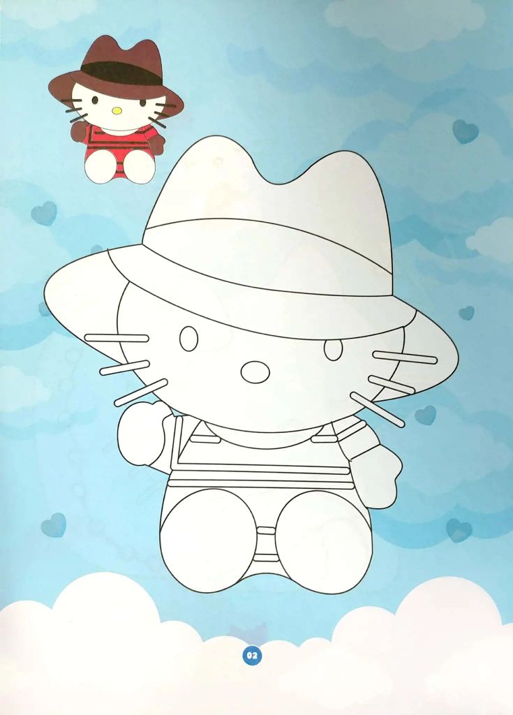 BÉ TÔ MÀU HELLO KITTY QUYỂN 2
