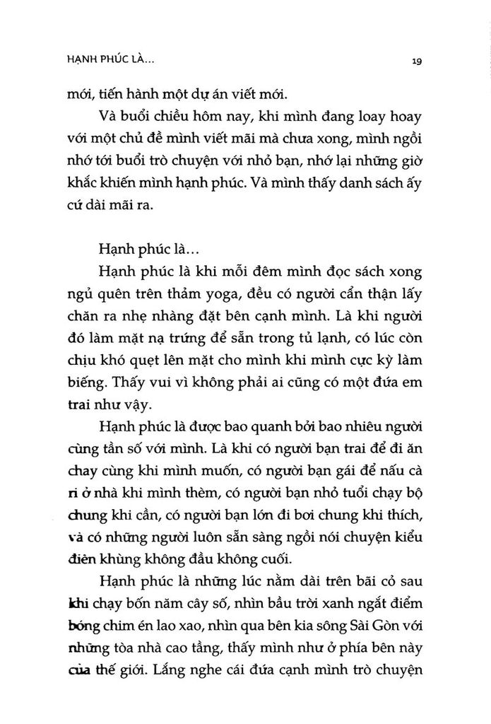 Mình Nói Gì Khi Nói Về Hạnh Phúc?