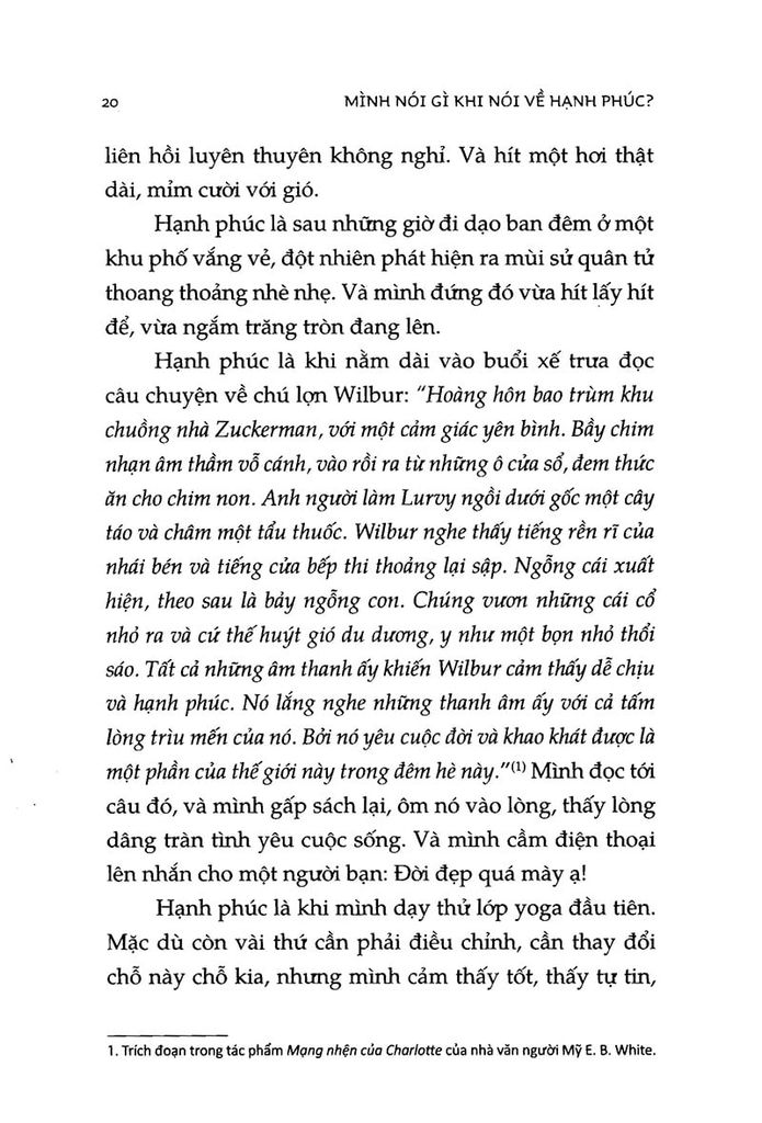 Mình Nói Gì Khi Nói Về Hạnh Phúc?