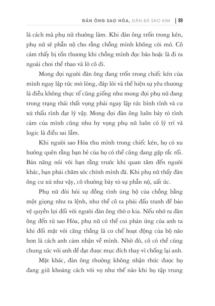 Đàn Ông Sao Hỏa - Đàn Bà Sao Kim