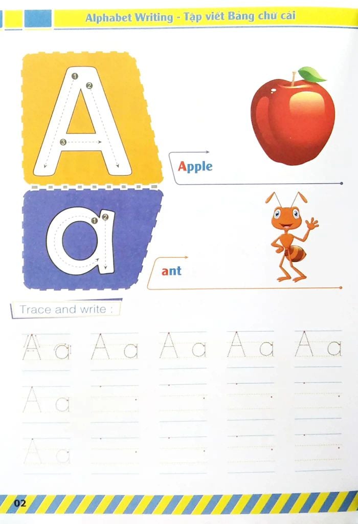 Writing English For Kids - Vở Tập Viết Tiếng Anh Cho Bé - Unit 1